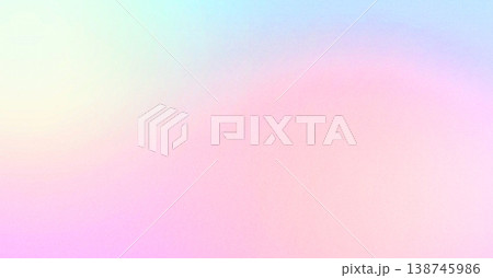 夢のような夢幻的な色彩のグラデーション背景。癒やしと清涼感。ピンクと青空の色合い。ヒーローイメ 138745986