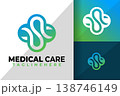 Letter S Medical Care Logo Logos Design Element Stock Vector Illustration 138746149