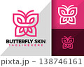 Butterfly Linear Logo Logos Design Element Stock Vector Illustration 138746161