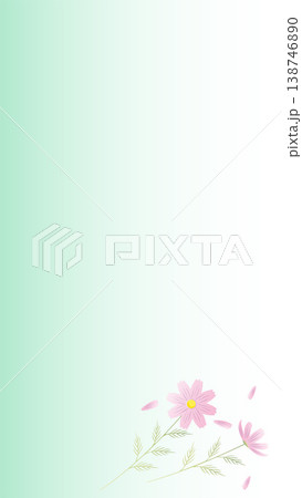 コスモスの背景イラスト 秋の背景 コスモスの背景イラスト 秋の背景 138746890