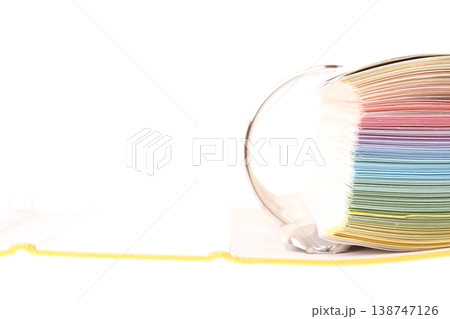 file folder with documents and papers 138747126