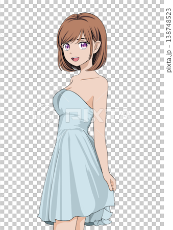 ドレスを着た女性 138748523