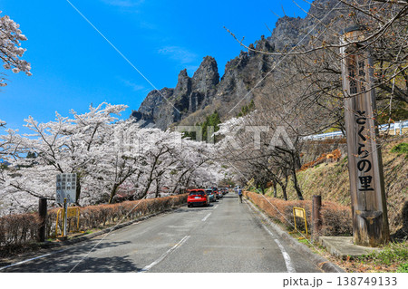 さくらの里駐車場の入口にある桜 138749133