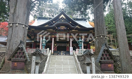 埼玉県秩父市！三峯神社の拝殿 138749329