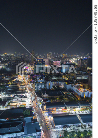 タイ パタヤの夜景 138749568