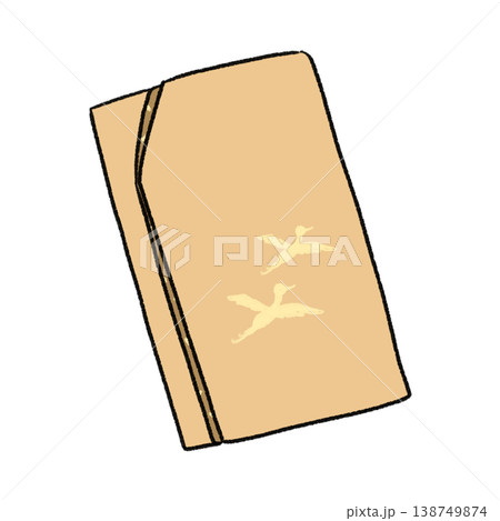 ふくさのシンプルイラスト 138749874