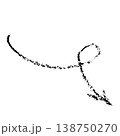 Wave Crayon Hand Drawn Arrow 138750270