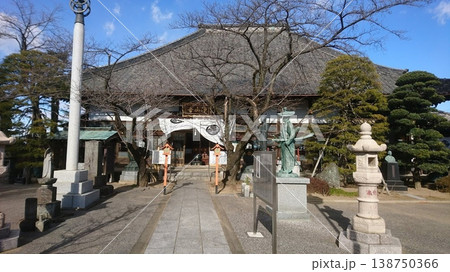 埼玉県越谷市！浄山寺（野島地蔵尊）の本堂 138750366