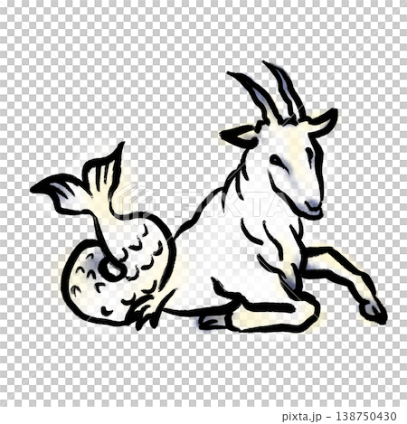 やぎ座のイラスト 138750430