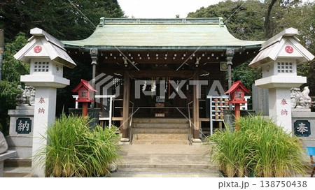 埼玉県和光市!新倉氷川八幡神社の拝殿 埼玉県和光市!新倉氷川八幡神社の拝殿 138750438