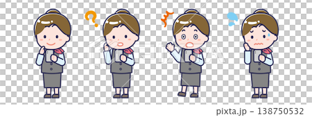 スマートフォンを使う「販売員」の女性 138750532