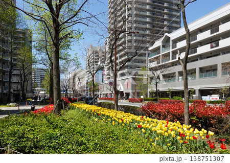 春を迎えたJR尼崎駅北側周辺(2026年4月撮影) 春を迎えたJR尼崎駅北側周辺(2026年4月撮影) 138751307