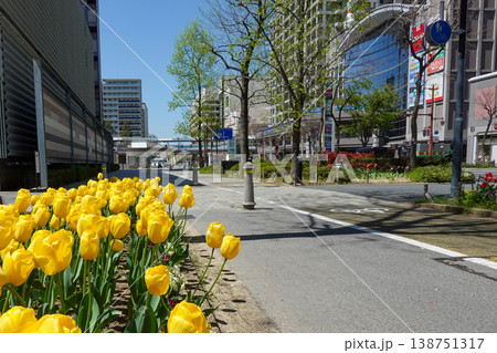 春を迎えたJR尼崎駅北側周辺(2026年4月撮影) 春を迎えたJR尼崎駅北側周辺(2026年4月撮影) 138751317