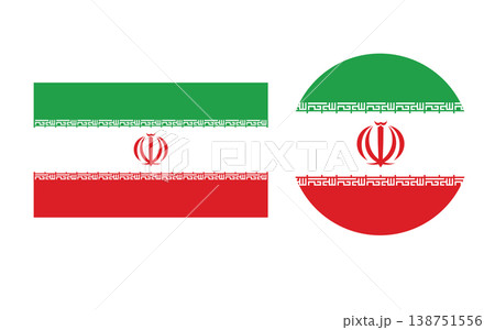 Iran national official flag symbol, banner vector illustration. Iran national official flag symbol, banner vector illustration. 138751556