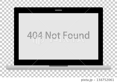 A simple web error screen: a computer illustration displaying a 404 Not Found error page. A simple web error screen: a computer illustration displaying a 404 Not Found error page. 138752061