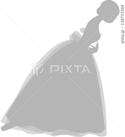 バレエ　バレリーナ　ジゼル　妖精　シルエット 138753304