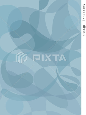 An abstract blue-themed art, with overlapping shapes and patterns creating a modern design An abstract blue-themed art, with overlapping shapes and patterns creating a modern design 138753365