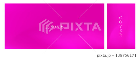 Trendy fuchsia pink ombre background. Smooth gradient social media template. Vector illustration Trendy fuchsia pink ombre background. Smooth gradient social media template. Vector illustration 138756171
