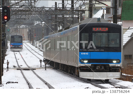 ［TD］冬の東武野田線60000系電車（普通-6両編成） 138756264