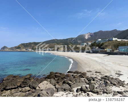 「伊豆諸島 神津島」 前浜海岸 「伊豆諸島 神津島」 前浜海岸 138758287