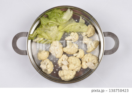 Steamer Basket on White 138758423