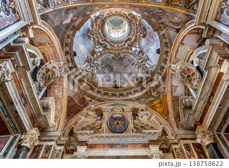 Interiors of san Paolo Maggiore church, Naples, Italy 138758622