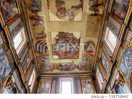 Interiors of san Paolo Maggiore church, Naples, Italy Interiors of san Paolo Maggiore church, Naples, Italy 138758642