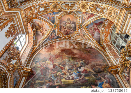 Interiors of san Paolo Maggiore church, Naples, Italy Interiors of san Paolo Maggiore church, Naples, Italy 138758655