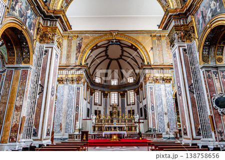 Interiors of san Paolo Maggiore church, Naples, Italy 138758656