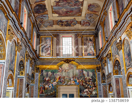 Interiors of san Paolo Maggiore church, Naples, Italy Interiors of san Paolo Maggiore church, Naples, Italy 138758659
