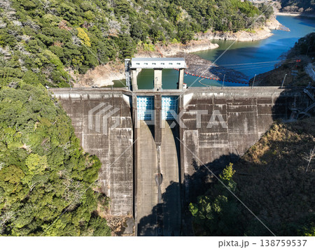 和歌山県古座川町 七川ダム 和歌山県古座川町 七川ダム 138759537
