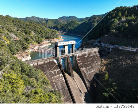 和歌山県古座川町 七川ダム 和歌山県古座川町 七川ダム 138759548