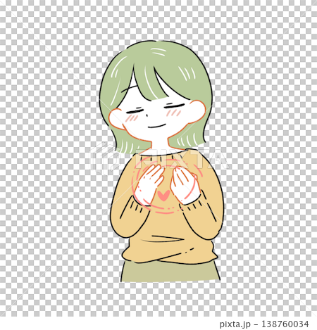 珍愛自己的女性的插圖 珍愛自己的女性的插圖 138760034