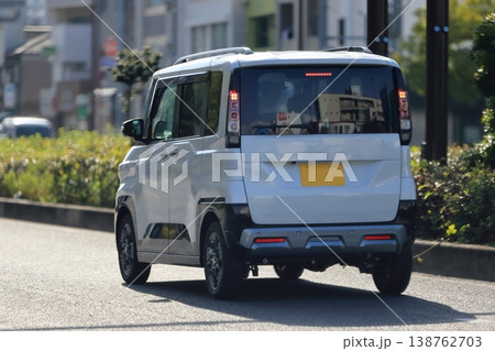 白い軽自動車　イメージ 138762703