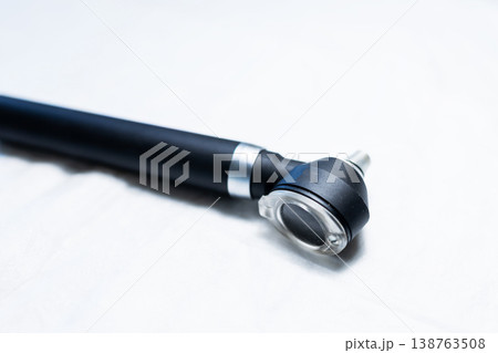 Premium otoscope for ear specialists captured with intricate details and soft shadows 138763508