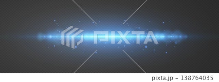 Blue light speed line effect radiating bright energy with glowing particles Blue light speed line effect radiating bright energy with glowing particles 138764035