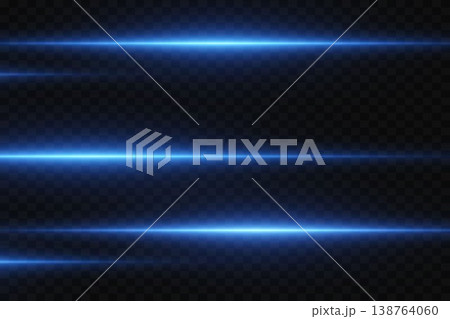 Speeding blue light lines creating dynamic futuristic glow effect Speeding blue light lines creating dynamic futuristic glow effect 138764060