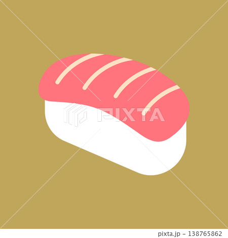 マグロのお寿司アイコン 138765862