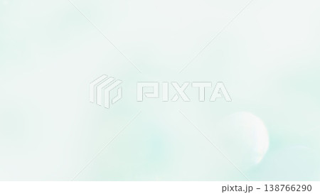 綺麗な緑色グリーンのふわふわ玉ボケグラデーション背景 138766290