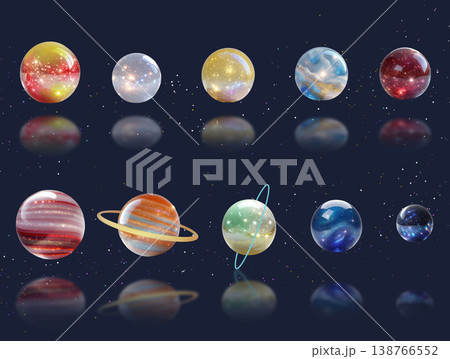 ガラスの太陽と惑星と準惑星 ガラスの太陽と惑星と準惑星 138766552