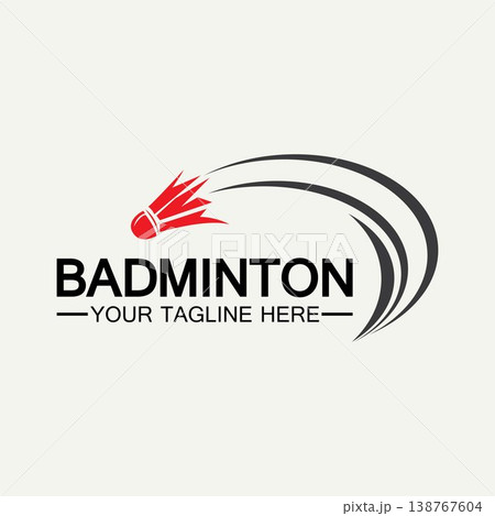 Badminton Logo vector icon illustration design template.Badminton Shuttlecock icon logo.Badminton sport logo template vector. Sport club logo concept Badminton Logo vector icon illustration design template.Badminton Shuttlecock icon logo.Badminton sport logo template vector. Sport club logo concept 138767604