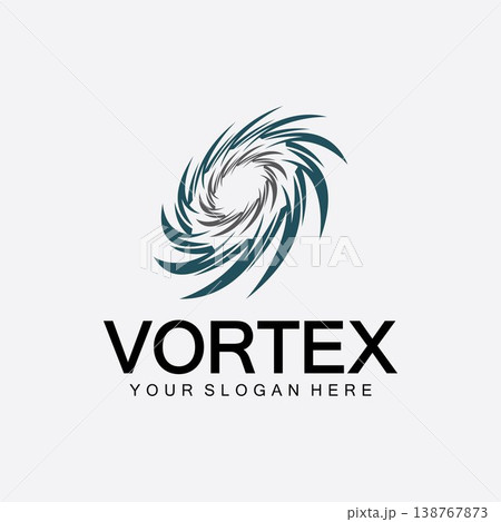 Vortex logo symbol icon illustration design vector.Tornado, vortex, hurricane logo design elements Vortex logo symbol icon illustration design vector.Tornado, vortex, hurricane logo design elements 138767873