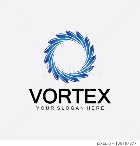 Vortex logo symbol icon illustration design vector.Tornado, vortex, hurricane logo design elements Vortex logo symbol icon illustration design vector.Tornado, vortex, hurricane logo design elements 138767877