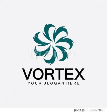 Vortex logo symbol icon illustration design vector.Tornado, vortex, hurricane logo design elements Vortex logo symbol icon illustration design vector.Tornado, vortex, hurricane logo design elements 138767880