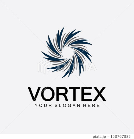 Vortex logo symbol icon illustration design vector.Tornado, vortex, hurricane logo design elements 138767883