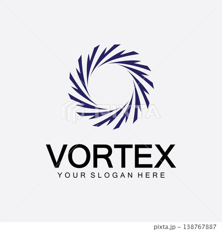 Vortex logo symbol icon illustration design vector.Tornado, vortex, hurricane logo design elements Vortex logo symbol icon illustration design vector.Tornado, vortex, hurricane logo design elements 138767887