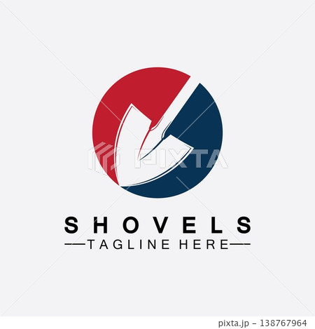 Shovel logo vector icon symbol illustration design.Shovel icon isolated on white background. Gardening tool. Tool for horticulture ,agriculture ,farming. Vector Illustration Shovel logo vector icon symbol illustration design.Shovel icon isolated on white background. Gardening tool. Tool for horticulture ,agriculture ,farming. Vector Illustration 138767964