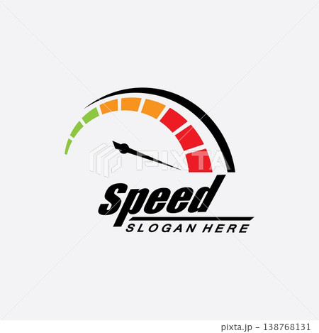 Speed logo design, silhouette speedometer symbol icon vector,speed Auto car Logo Template vector illustration icon design Speed logo design, silhouette speedometer symbol icon vector,speed Auto car Logo Template vector illustration icon design 138768131