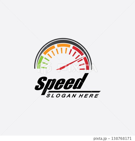 Speed logo design, silhouette speedometer symbol icon vector,speed Auto car Logo Template vector illustration icon design Speed logo design, silhouette speedometer symbol icon vector,speed Auto car Logo Template vector illustration icon design 138768171