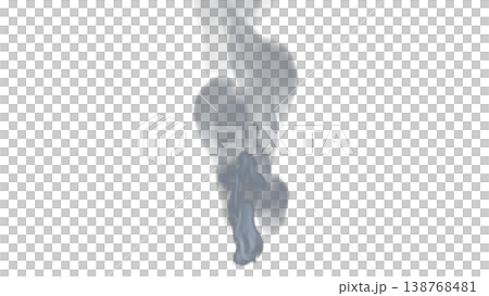 蒸気・煙・上昇気流【バリエーション2】 138768481